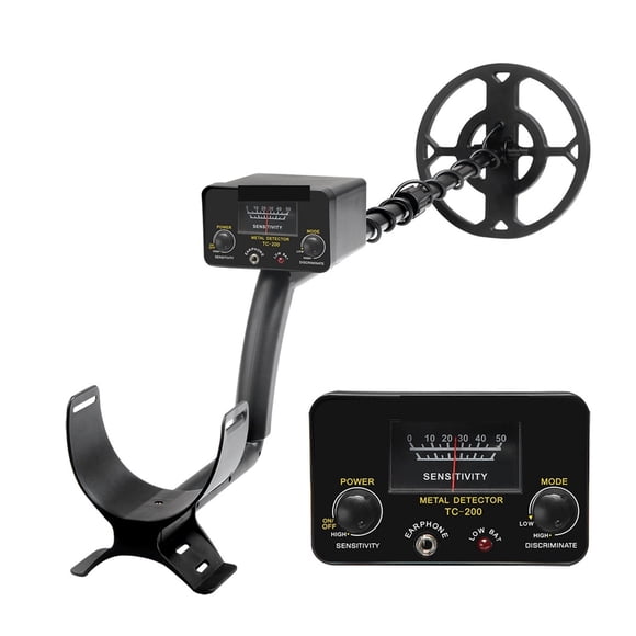 TC-200 Metal Detector Machine Portable Treasure Hunter Gold Depth Waterproof Metal Detector ,Easy to Install