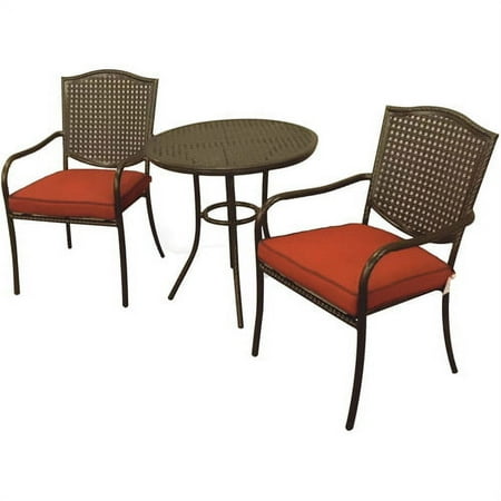 Dc America Savannah Rattan 3-piece Outdoor Bistro S
