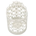 thumbnail image 4 of Linterna de vela pequeña, linterna de vela de té con patrón hueco, linterna para mesa, linterna de vela de té de metal, materiales ecológicos, 4 of 12