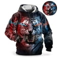 thumbnail image 5 of 2024 Nueva sudadera con capucha 3D con estampado de tigre Harajuku, sudaderas con capucha para hombre, ropa informal de gran tamaño para hombre, camisetas de manga larga para niños, 5 of 5