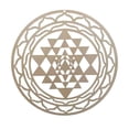 thumbnail image 1 of Decoración de pared Mandala Tablero de rejilla de cristal de geometría sagrada para de meditación, 1 of 8