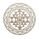 thumbnail image 2 of Escultura de arte mural,Cartel de madera grande con letrero decorativo de Sri Yantra,Tablero de cuadrícula de cristal de mandala de madera Geometría Sagrada,Escultura decorativa colgante de, 2 of 8