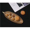 thumbnail image 3 of 5X Nordic Decorative Tray Gold Leaves Shape Serving Tray Jewelry Pallet Fruit Snack Dish Table Storage Organizer (Small), 3 of 5