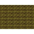 thumbnail image 1 of Ahgly Company Machine Washable Indoor Rectangle Transitional Dark Yellow Green Area Rugs, 7' x 9', 1 of 7