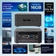 thumbnail image 2 of Computadora Escritorio Mini PC ASUS NUC 13 PRO Intel Core i5 1340P 16GB DDR4 SSD 512GB W11H-T WiFi 6E BT 5.3 CNUC13P-Ci516512GB Estudio y multitarea, 2 of 5