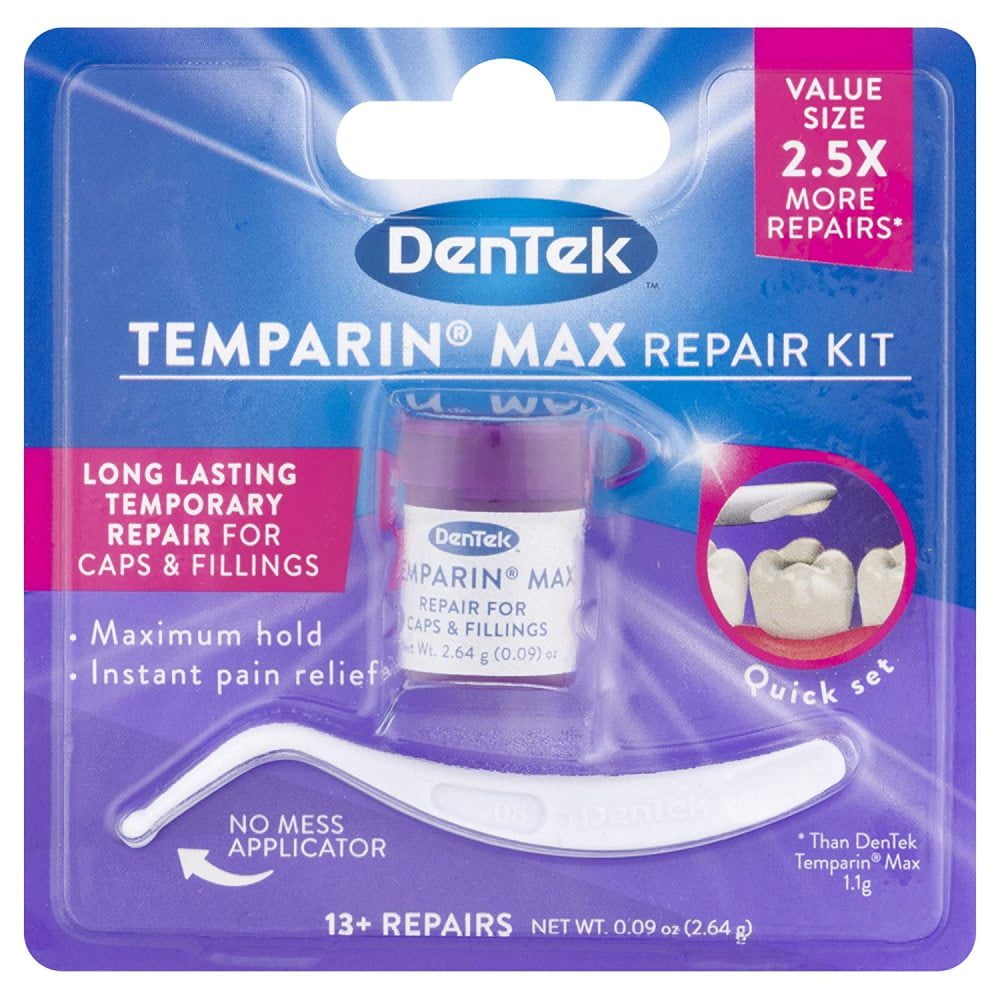 DenTek Temparin One Step Lost Filling Repair 1 Each (Pack of 2 ...