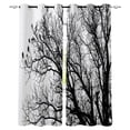 thumbnail image 2 of Black And White Trees Curtain for Living Room Kids Room Decoration Bedroom Curtain Window Treatment Drapes, 2 of 5