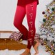 thumbnail image 1 of WILLBEST Leggings de Yoga de Cintura Alta con Estampado Navideño para Mujer, Cómodos, Elásticos Y Deportivos, 2122 Mediana, 1 of 4