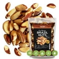 thumbnail image 4 of I'M A NUT Dry Roasted Brazil Nuts-Sea Salted-No Oil No Herbicides or Pesticides Non GMO No PPO Kosher 16 oz Batch Tested Gluten and Peanut Free, 4 of 5