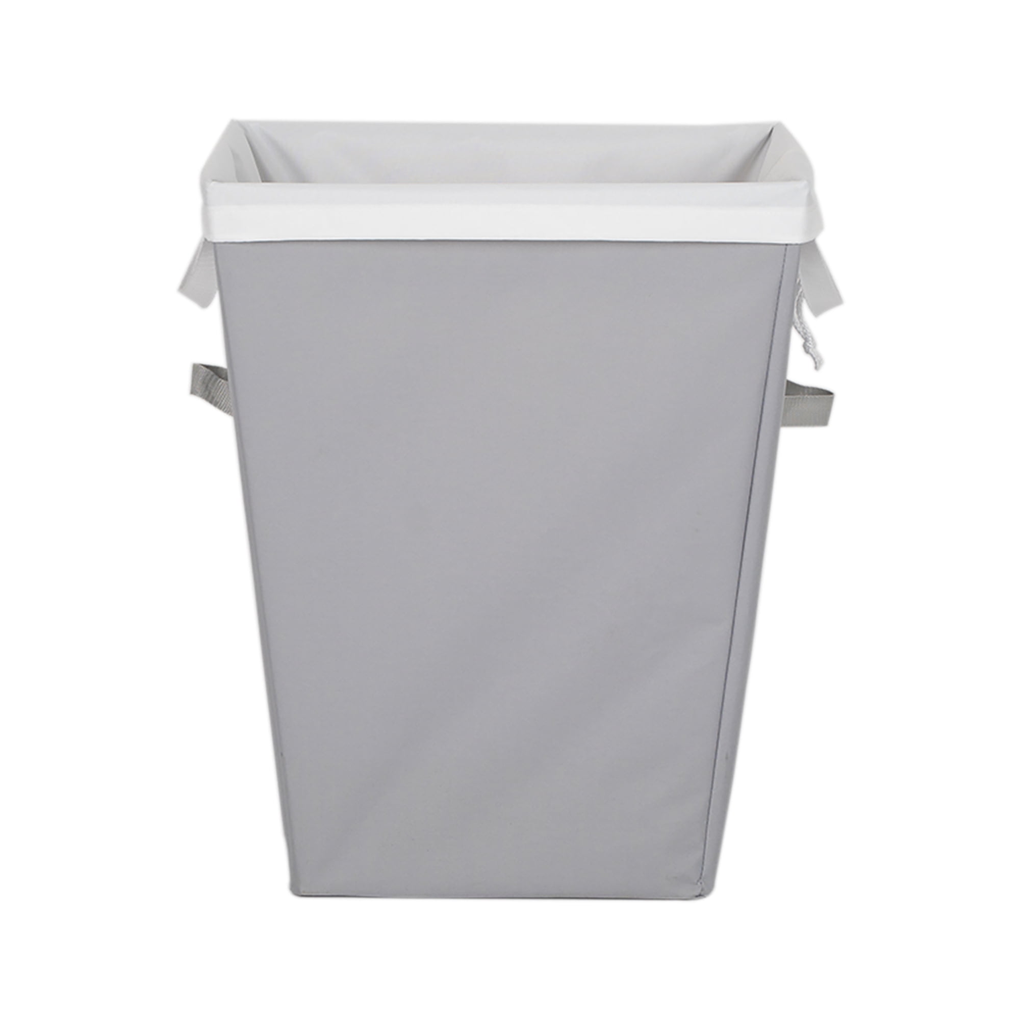 (2 pack) Mianstays Polyester Laundry Hamper with Removable Liner, Slim Rectangle with Carrying Handles, Gray