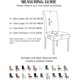 thumbnail image 3 of Juego de 4 fundas de asiento elásticas, las fundas de asiento elásticas son extraíbles., 3 of 5