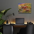 thumbnail image 6 of Epic Art 'Fall Bridge' by Bigelow Illustrations, Acrylic Glass Wall Art, 16"x12", 6 of 8