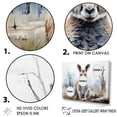 thumbnail image 3 of Designart "Minimalist Kangaroo In Focus" Animals Kangaroo Floater Framed Wall Art Prints, 3 of 5