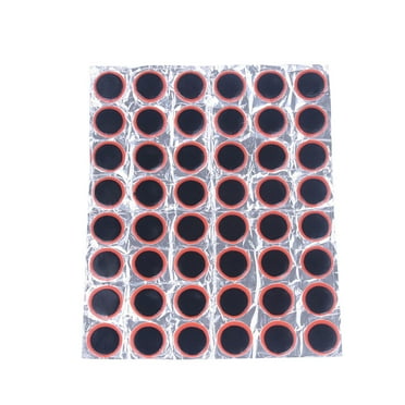 Weijiyouyu 48pcs 25mm Motor Bike Tyre Tire Inner Tube Puncture Rubber Patches Repair Kit