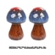 thumbnail image 2 of Mushroomss Toilet Porcelain Toilet Covers Decorative/ Toilet Screw Cover Caps/ 2Pcs Ceramic Mushroomss Toilet Screw Caps/ Bathroom Decor, 2 of 8