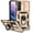 Gold, variant on For Samsung Galaxy S23 FE Case, Military Anti-Drop Hybrid Rugged Shockproof Kickstand Case with Ring Holder Magnetic Car Mount Slide Camera Lens Protect For Samsung Galaxy S23 FE 6.4 inch 2023,Red
