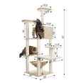 thumbnail image 6 of Armarkat 72-in Real Wood Cat Tree & Condo Scratching Post Tower, Beige, 6 of 6