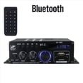 thumbnail image 3 of 4X Amplificador de Potencia Ak380 800W 12V Bluetooth Estéreo Hogar Coche BASS Amplificador de Audio Reproductor de Música Altavoz de Coche Clase D FM USB/SD, 3 of 9