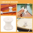 thumbnail image 3 of Dosaele 2 Pcs Boat Trailer Wheel Bearing Kit Anchor Rollers for Boats White, 3 of 8