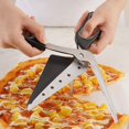 thumbnail image 5 of cortador de tijeras para pizza, operación con una sola mano, acero inoxidable P, 5 of 5