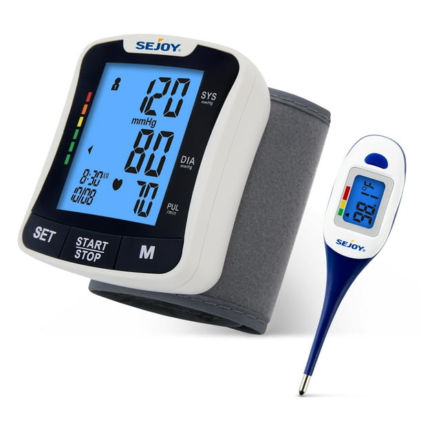 Sejoy Wrist Blood Pressure Monitor, Digital Automatic BP Machine with
