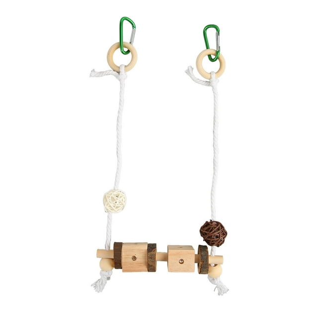 Swing Hanging Toy, Easy To Install Relieve Bird Boredom Bird Swing Perch Bite Resistant Provide Fun Playtime For Birds For Chewing