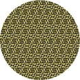 thumbnail image 1 of Ahgly Company Tapis d'Intérieur Lavables en Machine, Ronds Transitionnels, Zone Grise de Minuit, Ronds de 5 Pi, 1 of 7