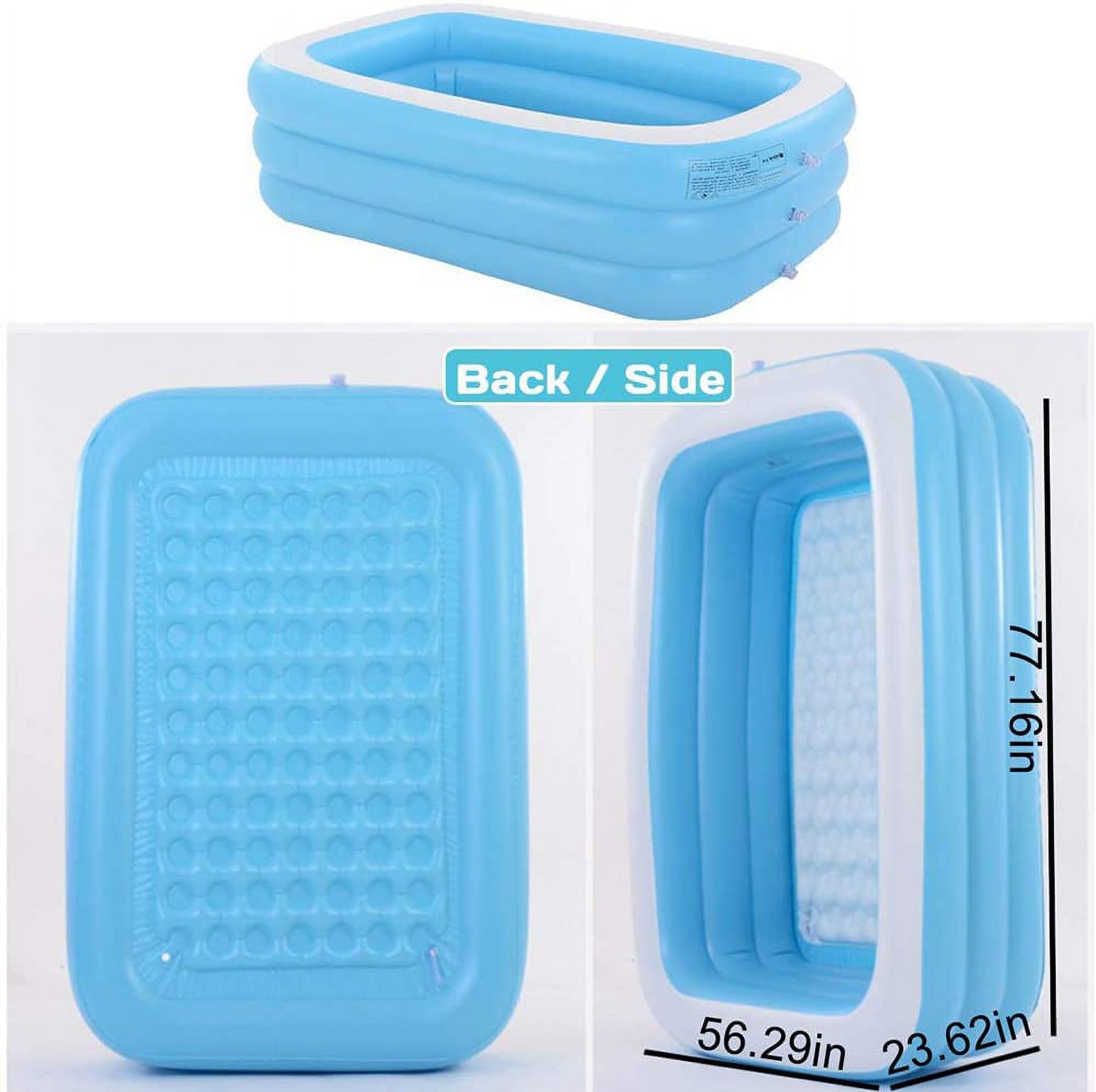 Inflatable Family Pool/Ball Pit (Free Electric Inflating Pump)