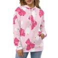 thumbnail image 4 of Pink Bow And Polka Dot Pattern 3d Sweatshirts Hoodie Fashion Casual Personality Men's Women Street Hoodie Pullovers Long Sleeve Comfortable Top, 4 of 6