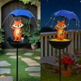 thumbnail image 4 of Solar Powered Garden Light with Bird Feeder - 2-in-1 Outdoor Decorative Lighting for Courtyards and Patios - Automatic Night Illumination with Daytime Charging, 4 of 6