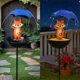 thumbnail image 4 of Comedero solar para pájaros y luz de patio | Decoración de jardín exterior 2 en 1 con estaca | Guirnalda de luces LED automáticas para patio y jardín, 4 of 6