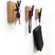 thumbnail image 5 of Perchero de pared vintage, 2 uds., gancho de madera para puerta, forma de rama, gancho de pared de madera para perchero, baño, cocina, 5 of 5