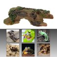 thumbnail image 2 of Milaget Turtle Terrapin Vivarium Underwater Trunk Reptile Terrarium Hideaway Decor 1, 2 of 9