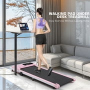 Walking Pad Treadmill for Home, 3.0HP Under Desk Treadmill with 6% Incline, Mini Portable Walking Running Machine Slim Compact Motorized Electric Treadmill with 300 lbs Capacity