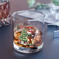 thumbnail image 3 of Merry Christmas and Happy New Year Santa Pug Holiday Xmas Winter 2025 11oz Whiskey Glass Mug Dog Lover Gifts Whiskey Cocktail Glasses Cup - 00024, 3 of 5