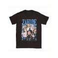 thumbnail image 1 of T-shirt Toutes Saisons Vêtements Rétro Zahide Bootleg Merch Graphique Audacieux Zahide Lettrage & Imprimé Portrait Zehra Unisexe Col Rond Mode Urbaine, 1 of 5