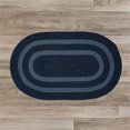 thumbnail image 1 of Colonial Mills Rug GW53R084X108 7 x 9 ft. Graywood Braided Rug  Navy, 1 of 1