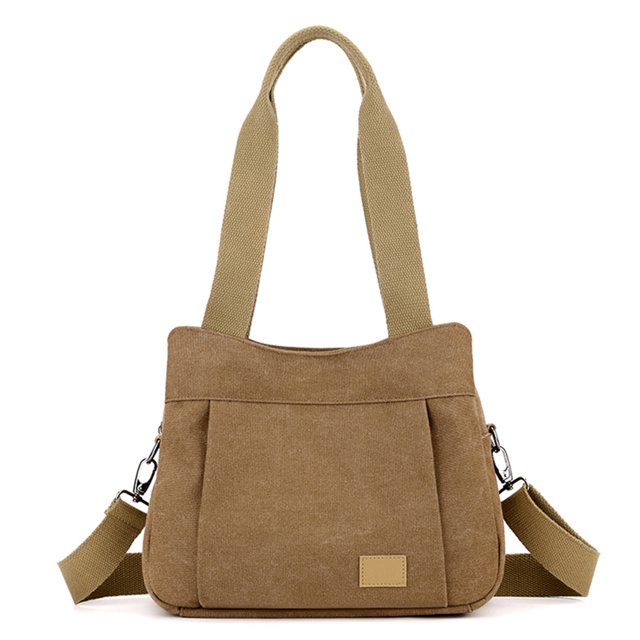 Bolso Mano para Mujer Lona Con Correa Ajustable Viajes Y Desplazamientos