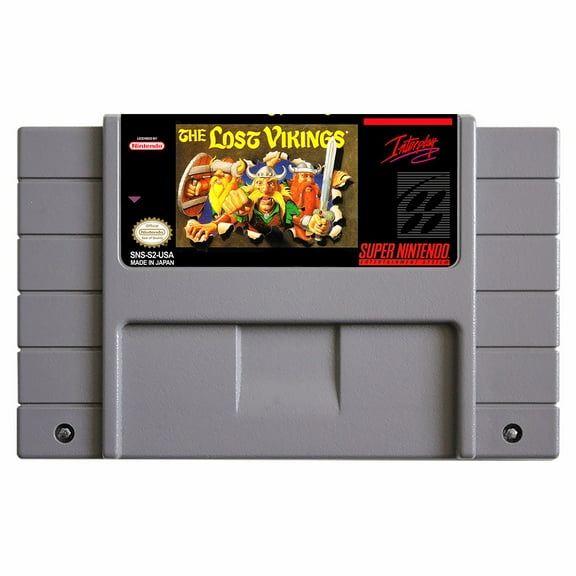 SNES Games Cartridge Lost Vikings, The