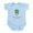 Sky Blue, variant on CafePress - Baby Jalapeno Infant Bodysuit - Baby Light Bodysuit, Size Newborn - 24 Months