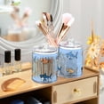 thumbnail image 6 of Cute Colorful Happy Sharks Translucent Plastic Cans Storage Canisters with Lid Set of 2, 6 of 7