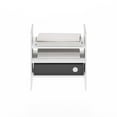 thumbnail image 5 of Pemberly Row Contemporary 3-Shelf File Organizer Cube Insert in White, 5 of 6