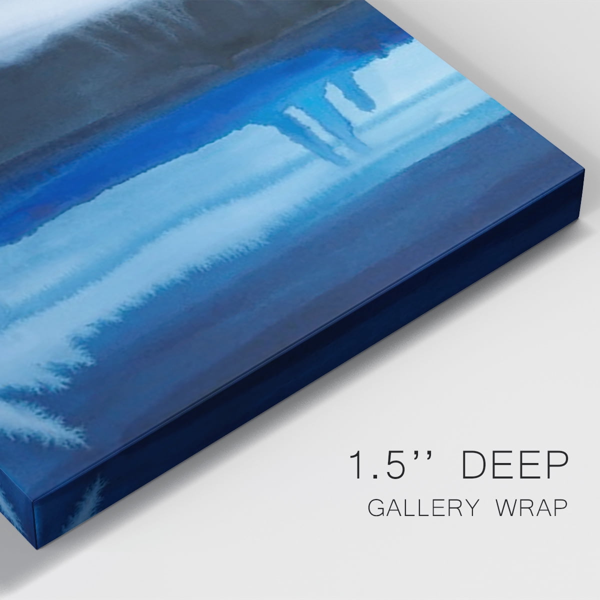 Deep Blue Shore II Premium Gallery Wrapped Canvas - Ready to Hang
