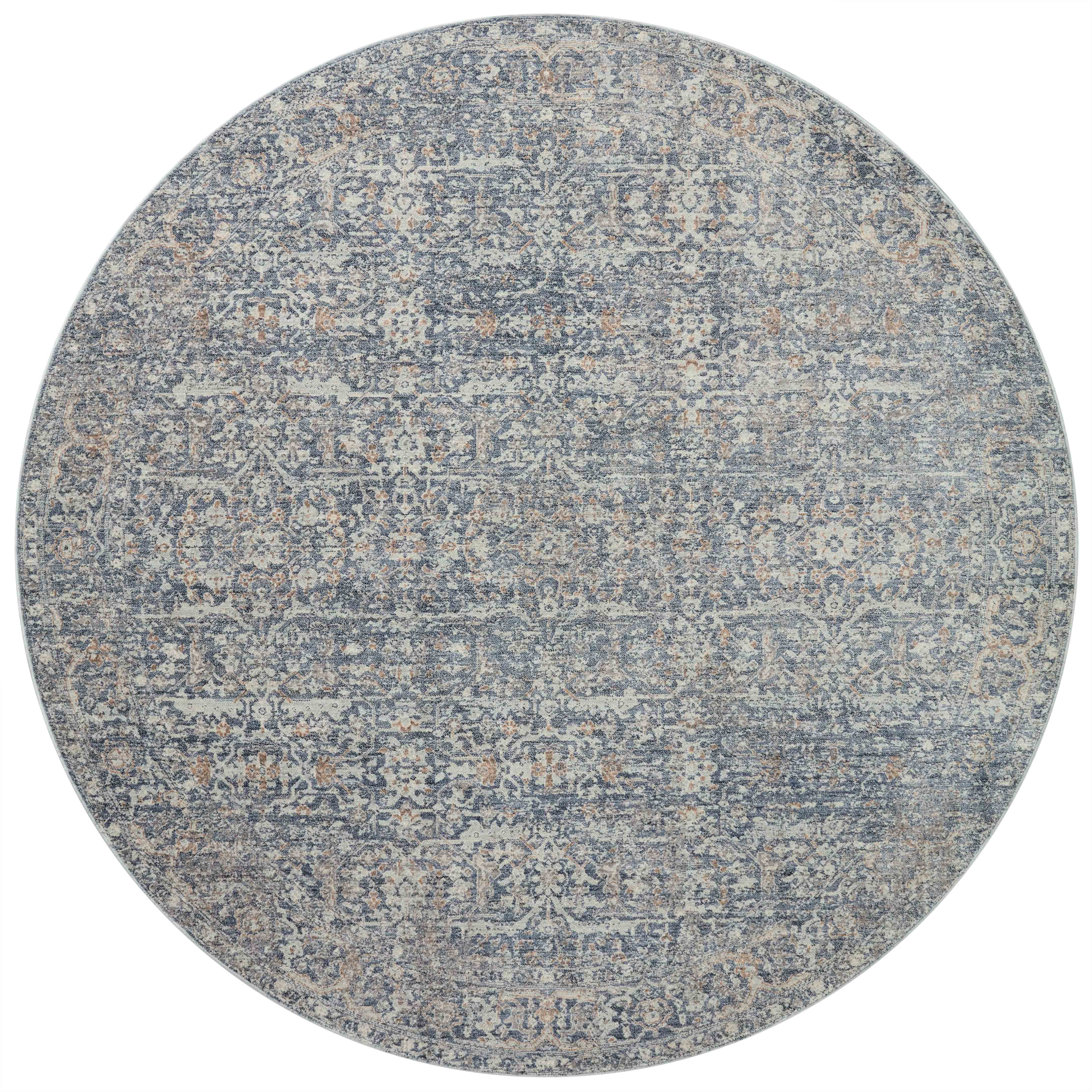 Angela Rose x Loloi Blake Denim / Taupe 2'-7" x 10'-0" Runner Rug