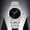 Silver Case Black Noodles, variant on Black Hole Concept Watch for Men, Simple Glossy Minimalist Style, No Scale, Men's Wristwatch, Men's Watch