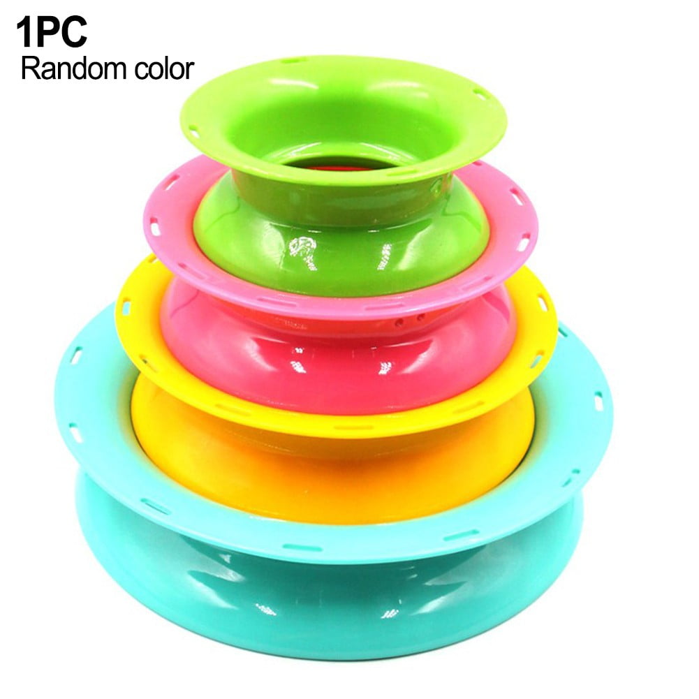 ROVTECT 1pc Fishing Line Coiling Plate Random Color Fishing Lines Coiling Plate Fishing Handles Wire Winding Hand Reels Accessories