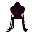 thumbnail image 4 of KLKCMS Costume Cosplay Accessory Octopus Party Cap Bar Birthday Role Play Squid Hat Black Violet, 4 of 9