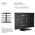 thumbnail image 2 of ONKRON Tabletop TV Stand Universal for 32"-65" TV up to 77 lbs Adjustable Swiveling max VESA 400x400, 2 of 11