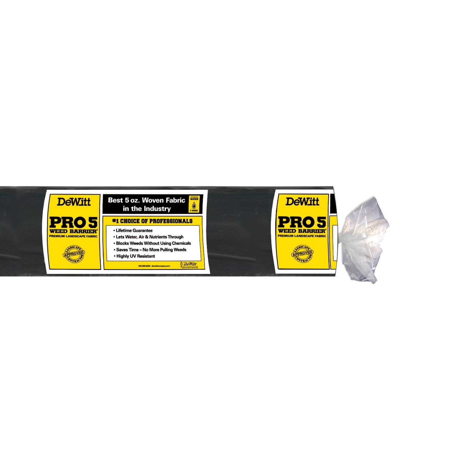 DeWitt 3 x 250 Feet Pro-5 and 4 x 300 Feet Sunbelt Heavy-Duty Weed Barrier Fabric Bundle