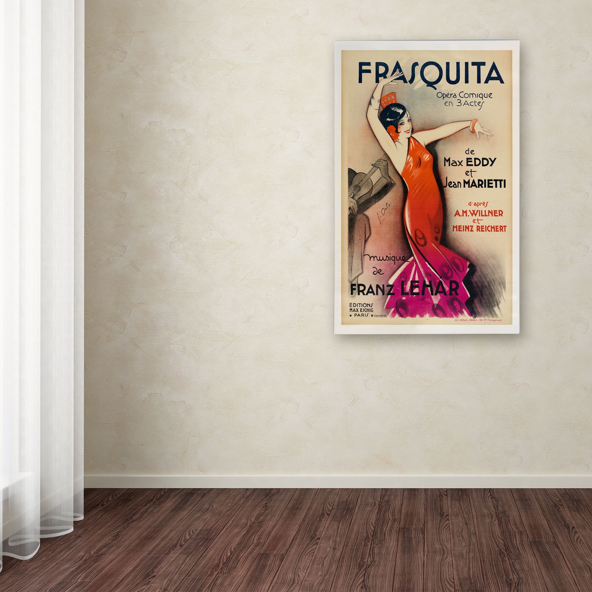 Trademark Fine Art "Frasquita" Canvas Art